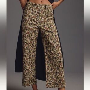 Anthropologie Pilcro Skipper High Rise Printed Pants
